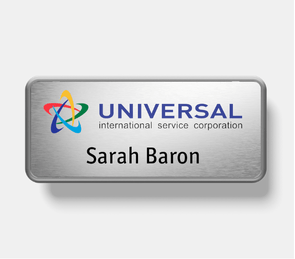 icon® alu-complete premium gepersonaliseerde naambadge